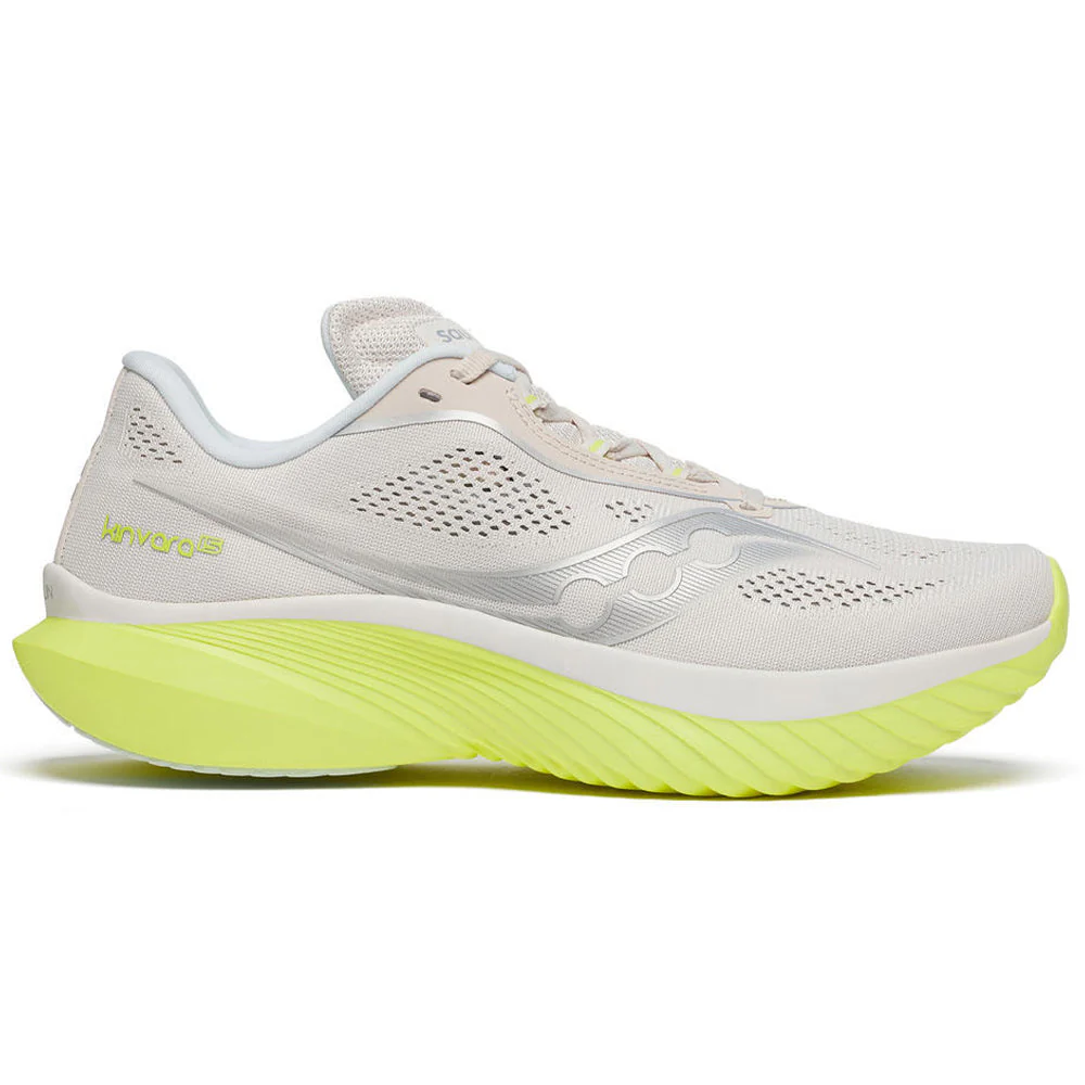 Women's Saucony Kinvara 15, Moon/Sunny, 7 B Medium