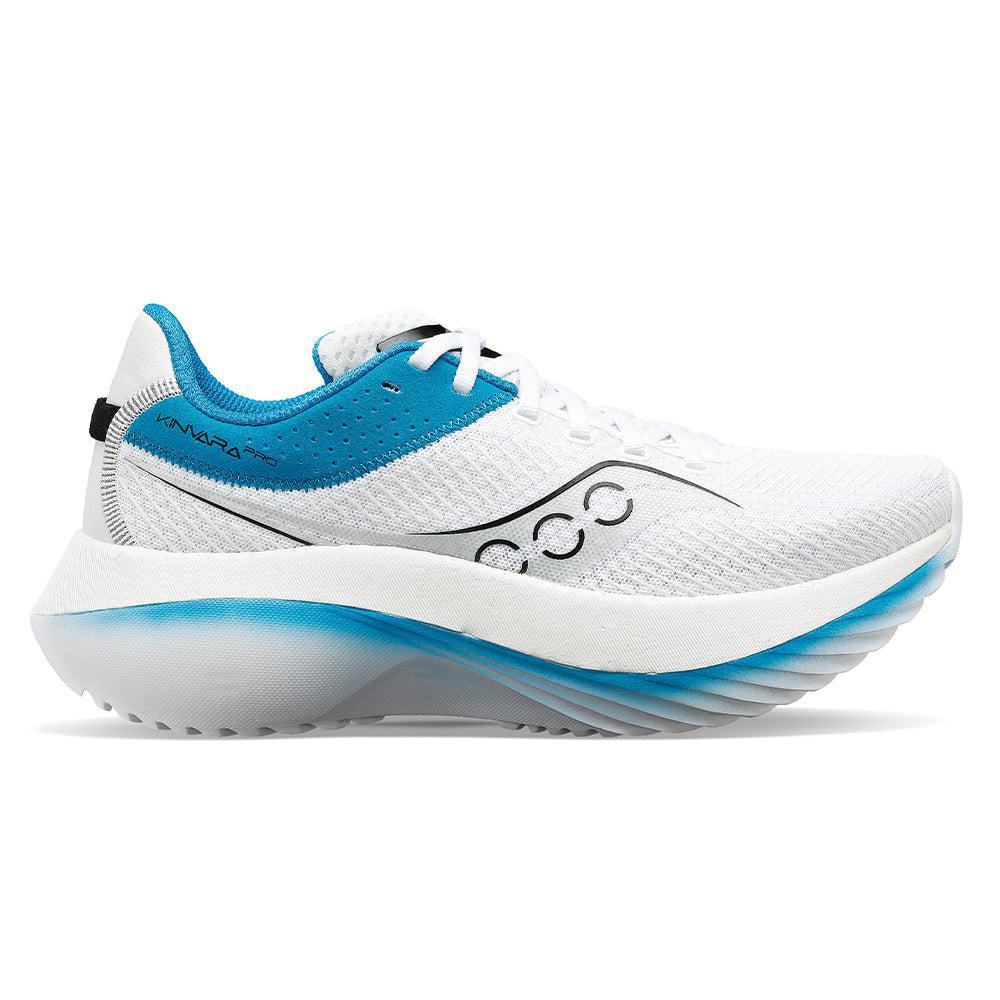 Women's Saucony Kinvara Pro, White/Ink, 10.5 B Medium