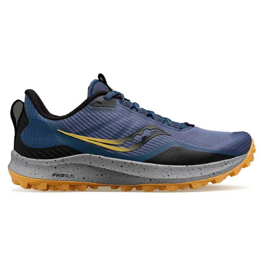 Women's Saucony Peregrine 12, Basin/Gold, 9.5 B Medium