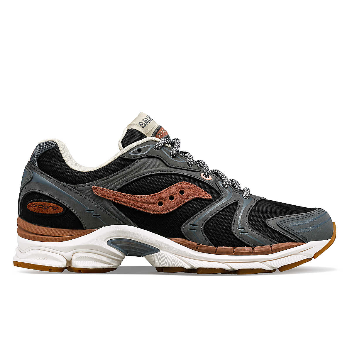 Women's Saucony Progrid Triumph 4, Grey/Brown, 10 B Medium
