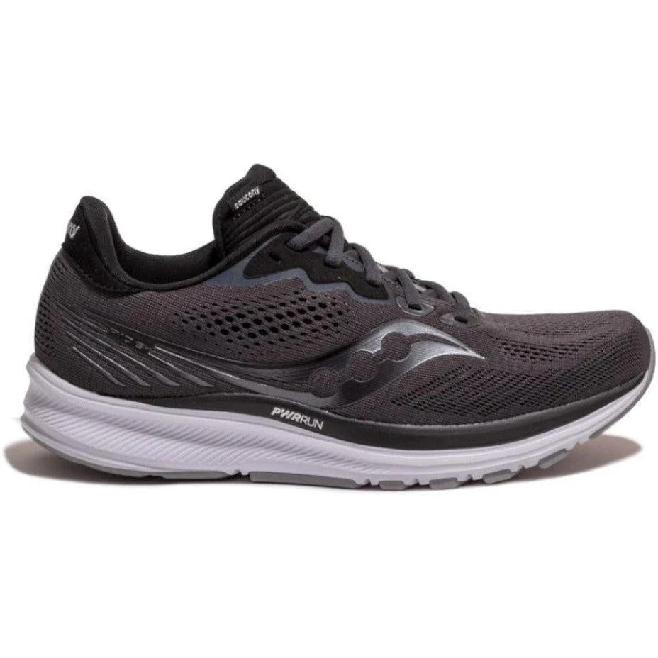 Women's Saucony Ride 14, Charcoal/Black, 11 B Medium
