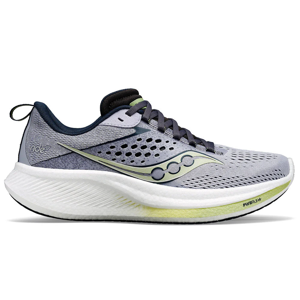 Women's Saucony Ride 17, Iris/Navy, 9 B Medium