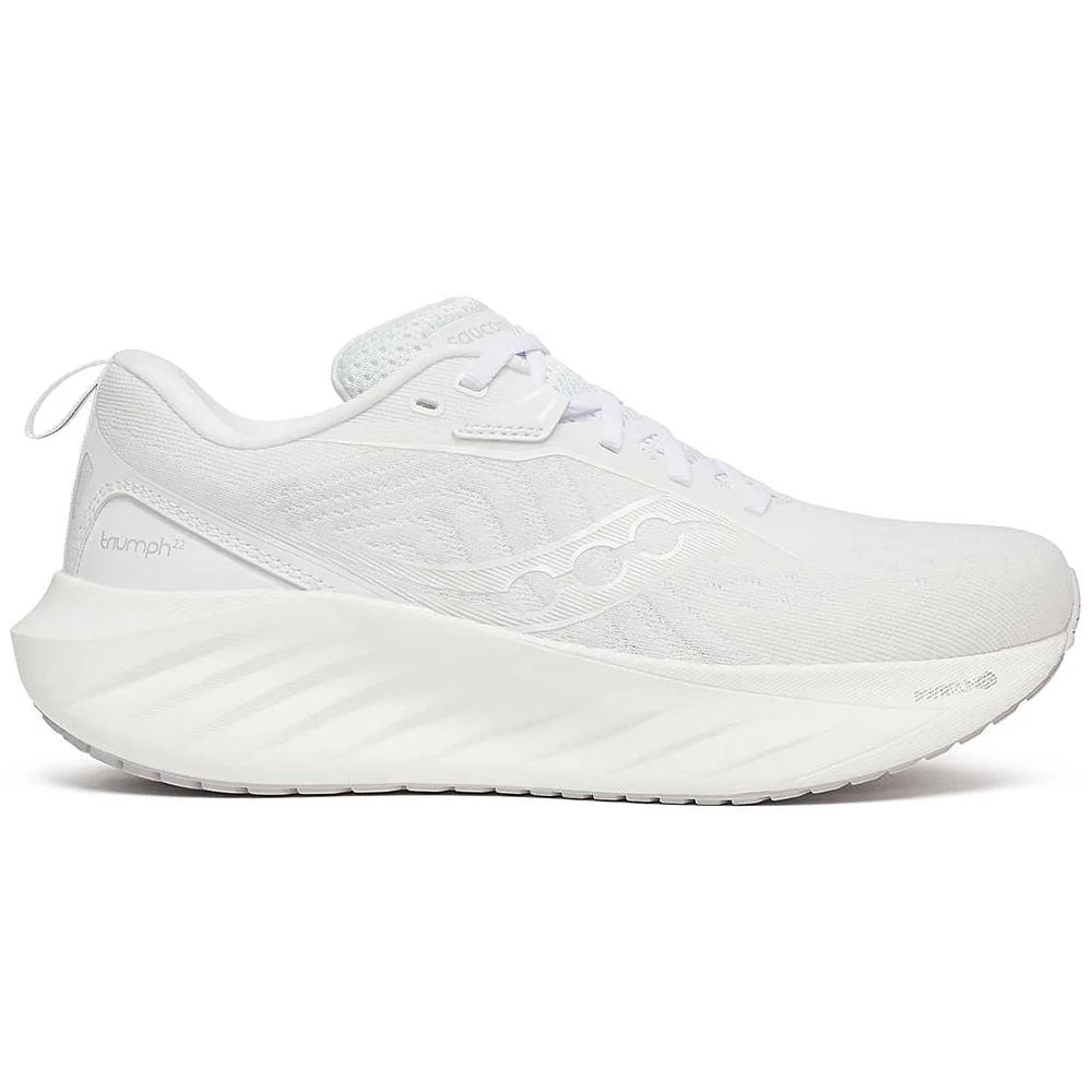 Women's Saucony Triumph 22, White, 8 B Medium