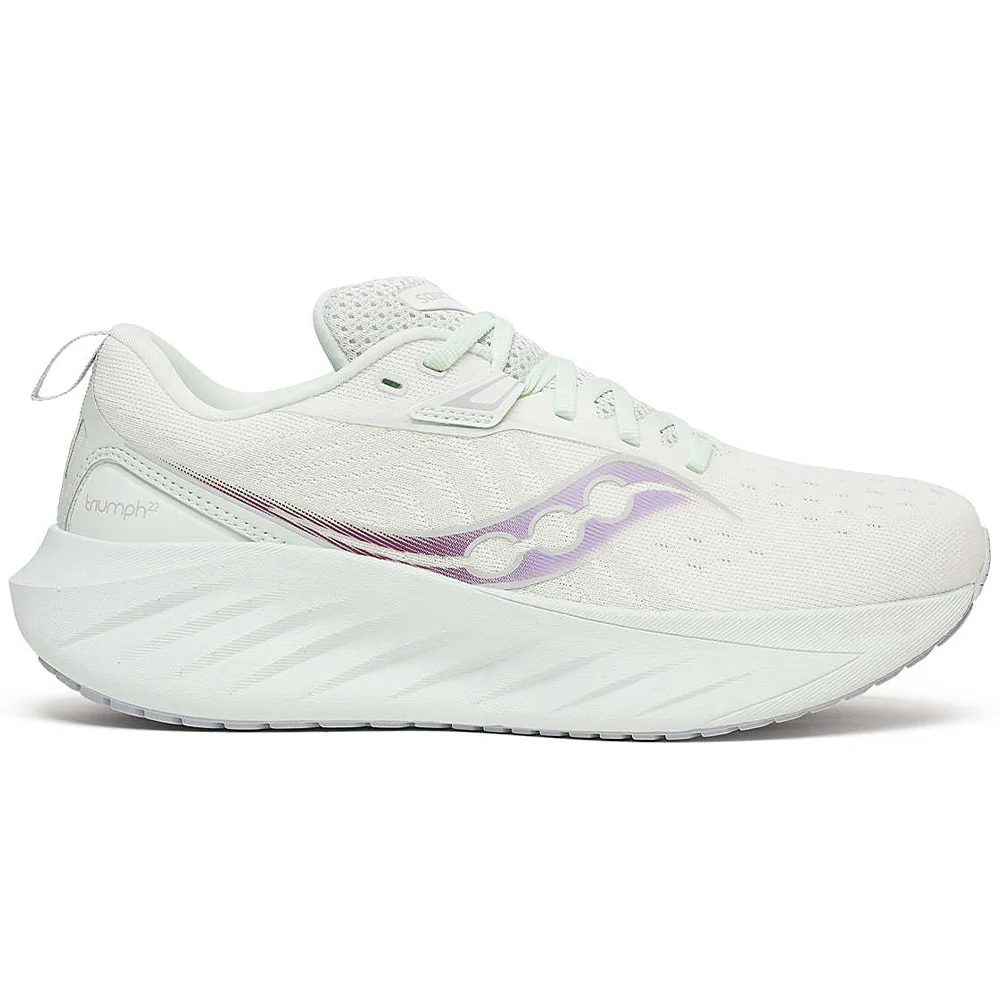 Women's Saucony Triumph 22, White/Foam, 7.5 B Medium