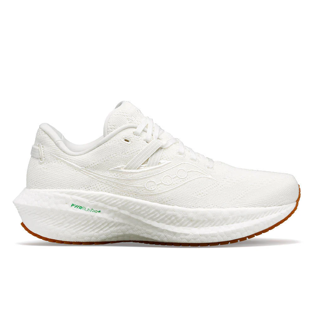 Women's Saucony Triumph RFG, White, 7 B Medium