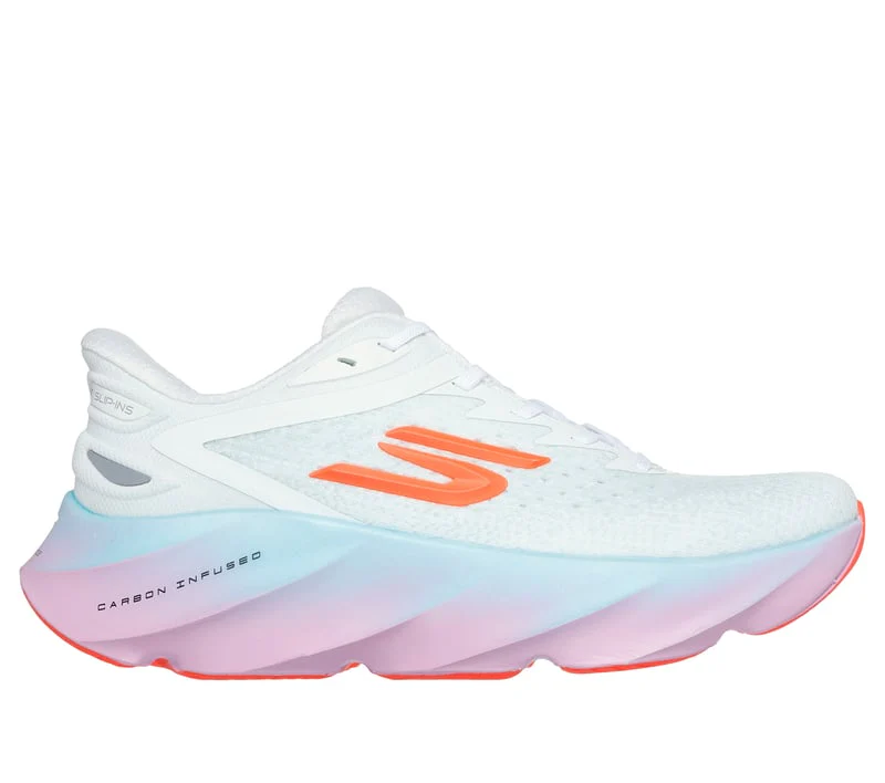 Women's Skechers SKX Aero Burst-SL, White/Multi, 8 B Medium