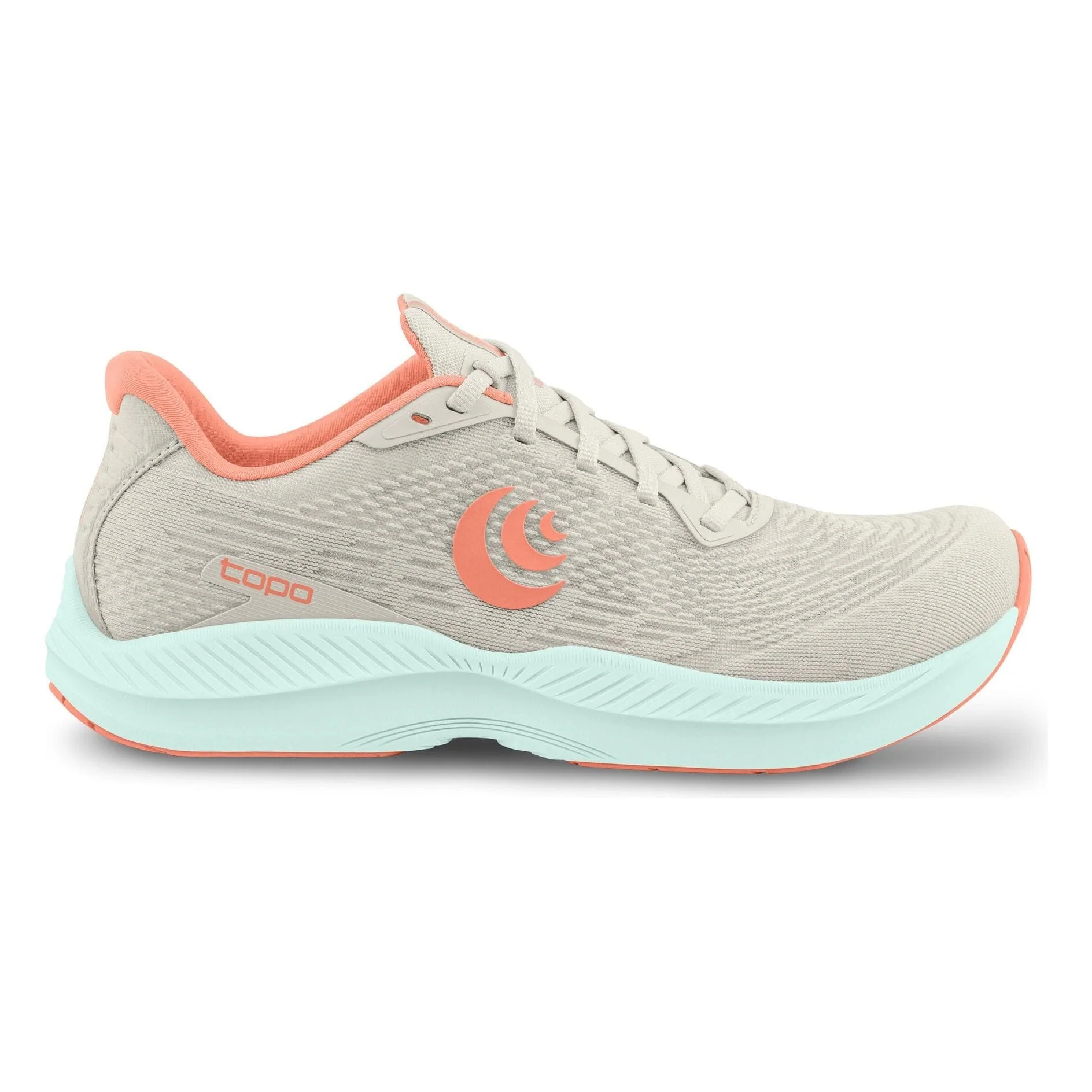 Women's Topo Athletic Fli-Lyte 5, Grey/Sky, 7.5 B Medium