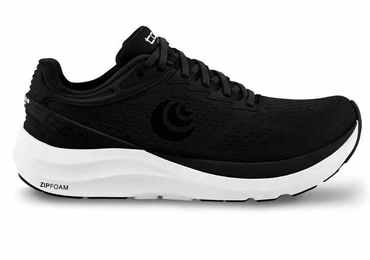 Women's Topo Athletic Phantom 3, Black/White, 10 B Medium