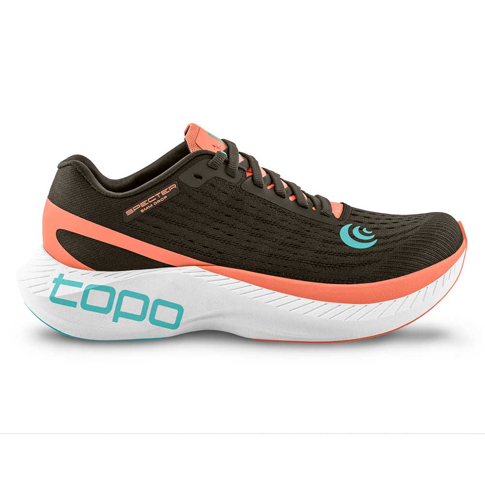 Women's Topo Athletic Specter, Espresso/Peach, 10.5 B Medium