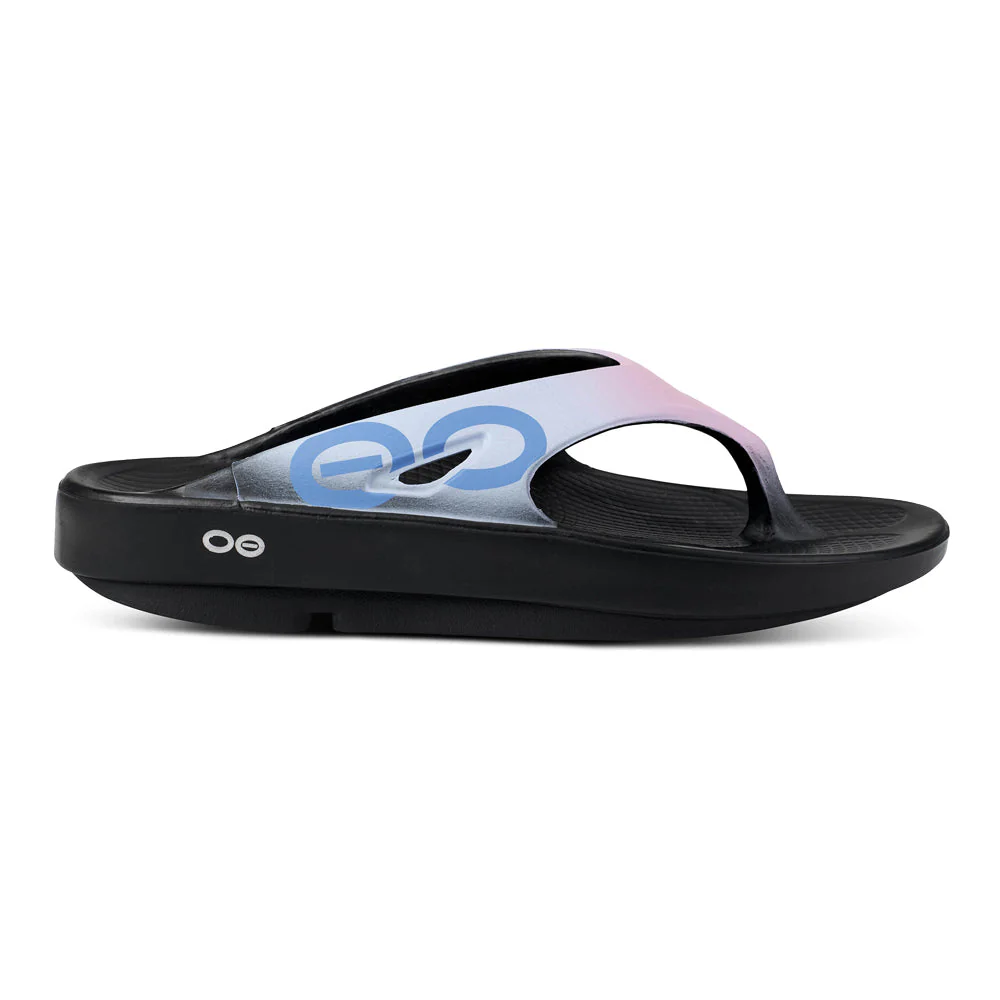 Women's OOFOS OOriginal Sport Sandal, Sunset Tide, 8 B Medium